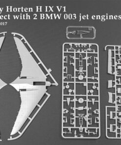 Alternative view of AMP 1/72 Early Horten H IX V1 project with 2 BMW 003 jet engines AMP72-017