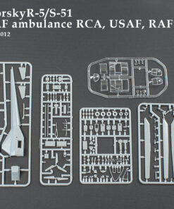 Alternative view of AMP 1/72 Sikorsky R-5/S-51 USAF ambulance RCA, USAF, RAF AMP72-012