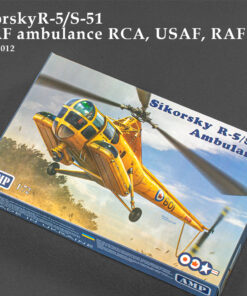 AMP 1/72 Sikorsky R-5/S-51 USAF ambulance RCA, USAF, RAF AMP72-012