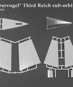 Alternative view of AMP 1/72 "Silbervogel" Third Reich sub-orbital bomber AMP72-014