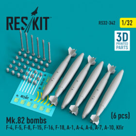 ResKit 1/32 Mk.82 bombs (6 pcs) RS32-0342