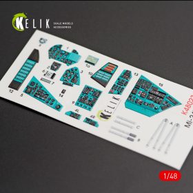 Kelik 1/48 MI-24V interior 3D decals for Zvezda kit (1/48) K48023