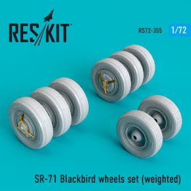 ResKit 1/72 SR-71 "Blackbird" wheels set (weighted) (1/72) RS72-0355