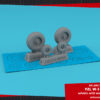 Armory 1/72 PZL W-3 Sokół wheels w/ weighted tires AR AW72510