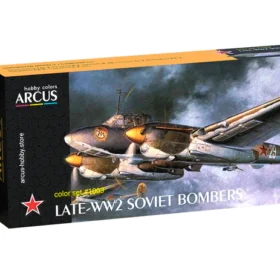 #A1003 Arcus Acrylic Late-WW2 Soviet Bombers Paint Set