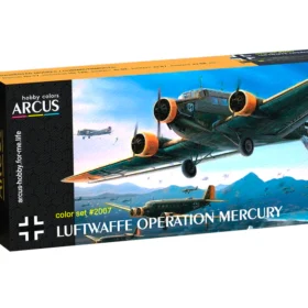 #A2007 Arcus Acrylic Luftwaffe Operation Mercury Paint Set