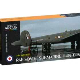 #A3052 Arcus Acrylic RAF Soviet submarine hunters Paint Set