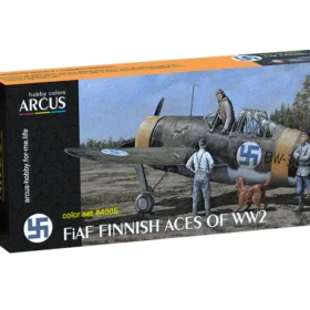 #A4005 Arcus Acrylic FiAF Finnish Aces of WW2 Paint Set