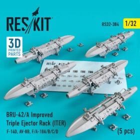 ResKit 1/32 BRU-42/A Improved Triple Ejector Rack (ITER) (5 pcs) RS32-0384