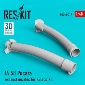 ResKit 1/48 IA 58 Pucara exhaust nozzles for Kinetic kit RSU48-0217