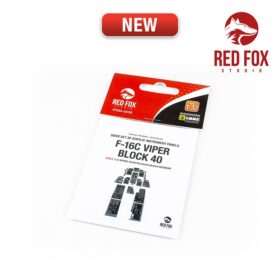 Red Fox 1/32 F-16C Block 40 Viper (for Academy kit) RFSQS-32120