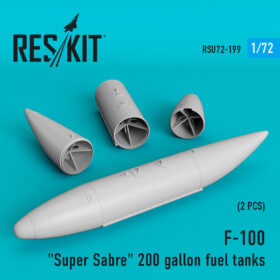 ResKit F-100 "Super Sabre" 200 gallon fuel tanks (1/72) RSU72-0199