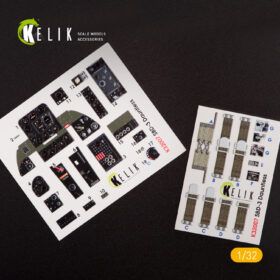 Kelik SBD-3 "Dauntless" interior 3D decals for Trumpeter kit (1/32) K32007