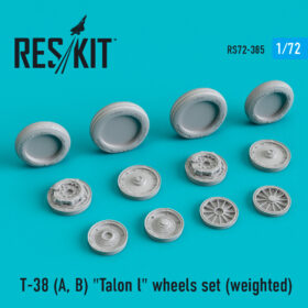 ResKit T-38 (A, B) "Talon l" wheels set (weighted) (1/72) RS72-0385