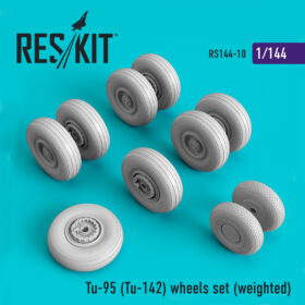 ResKit Tu-95 (Tu-142) wheels set (weighted) (1/144) RS144-0010