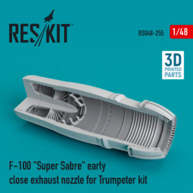ResKit 1/48 F-100 "Super Sabre" early close exhaust nozzle for Trumpeter kit RSU48-0255