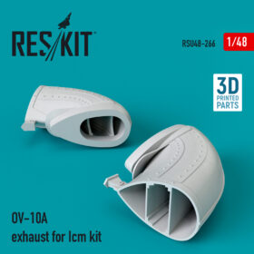 ResKit 1/48 OV-10A exhaust for Icm kit (3D Printing) RSU48-0266