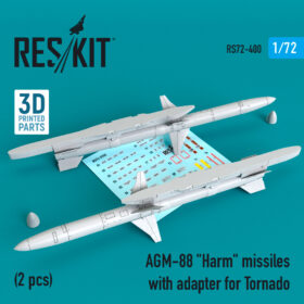 ResKit 1/72 AGM-88 "Harm" missiles with adapter for Tornado (2 pcs) RS72-0400