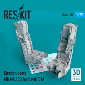 ResKit 1/72 Ejection seats Mb Mk.10B for Hawk T.1A (3D Printing) RSU72-0216