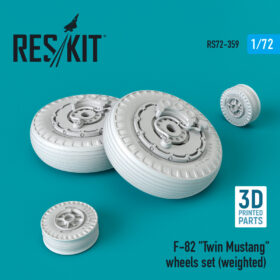 ResKit 1/72 F-82 "Twin Mustang" (weighted) wheels set RS72-0359
