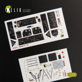 Kelik Mi-17 NATO (Black version) interior 3D decals for Trumpeter (1/35) K35005