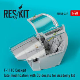 ResKit F-111C Cockpit late modification with 3D decals for Academy kit (1/48)