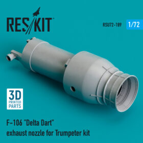 ResKit 1/72 F-106 "Delta Dart" exhaust nozzle for Trumpeter kit (3D printing)  RSU72-0189