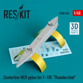 ResKit Centerline MER pylon for F-105 "Thunderchief" (3D Printing) (1/48) RS48-0426