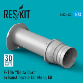 ResKit 1/72 F-106 "Delta Dart" exhaust nozzle for Meng kit (3D Printed)  RSU72-0203