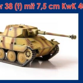Uni Models 1/72 Panzer38(t) mit 7.5 cm KwK 40L/48  UM 486