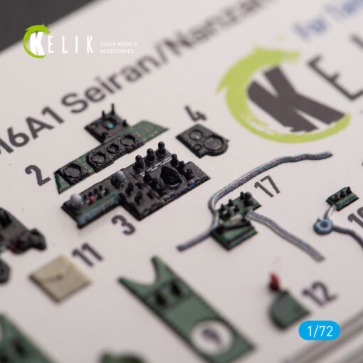 Kelik M6A1 Seiran/Nanzan  interior  3D decals for Tamiya  kit (1/72) - Image 4