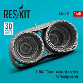 ResKit T-38A "Talon" exhaust nozzles for Wolfpack kit (3D Printed) (1/48) RSU48-0211