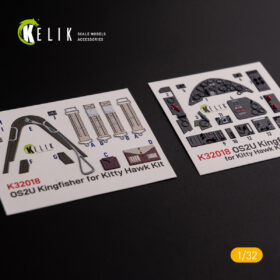 Kelik OS2U Kingfisher - Interior 3D Decal for Kitty Hawk/Zimi models kit (1/32) K32018