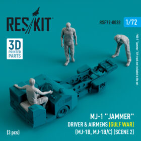 ResKit MJ-1 "Jammer" Driver & airmen (Gulf War) (MJ-1B, MJ-1B/C) (scene 2) (3 pcs) (3D Printed) (1/72) RSF72-0028