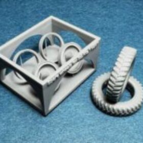 Minor 1/35 Spare wheels for Sd.Kfz.112/251 Early Gelande 3D printed Wheels with separate rims. 2 units. 358037