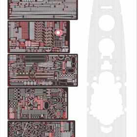 Very Fire 1/350 IJN Musashi Detail Up Set (For Very Fire) BELBV350903UP