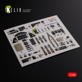 Kelik 1/48 TBF-1C interior 3D decals for Academy kit (1/48) K48087