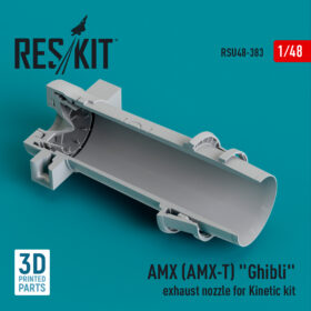 Reskit AMX (AMX-T) "Ghibli" exhaust nozzle for Kinetic kit (1/48) RSU48-0383