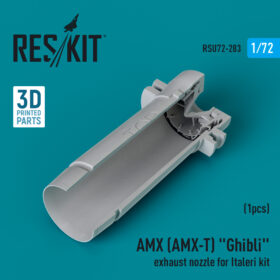 Reskit AMX (AMX-T) "Ghibli" exhaust nozzle for Italeri kit (1/72) RSU72-0283