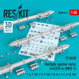 ResKit 1/48 Multiple ejector racks A/A37B-6 (MER-7) (3 pcs) RS48-0341