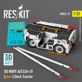 ResKit US NAVY A/S32A-49 (short) Deck Tractor (3D Printed model kit) (1/32) RSK32-0012