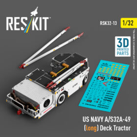 ResKit US NAVY A/S32A-49 (long) Deck Tractor (3D Printed model kit) (1/32)