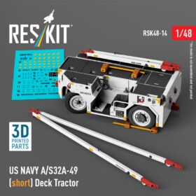 ResKit US NAVY A/S32A-49 (short) Deck Tractor (3D Printed model kit) (1/48)