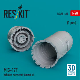 Reskit MiG-17F exhaust nozzle for Ammo kit (3D Printed) RSU48-0433