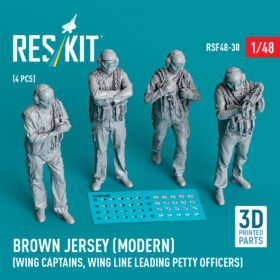 Reskit Brown jersey (modern) (4 pcs) (3D Printed) (1/48)
