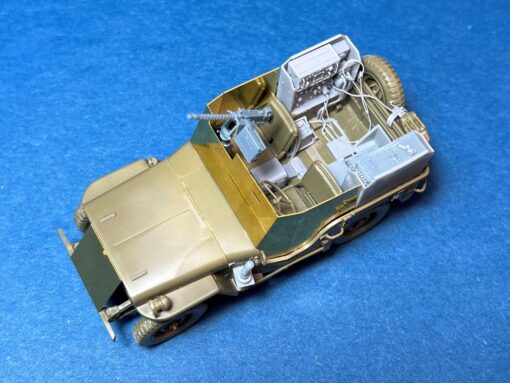 Minor 1/35 Armoured Jeep with U.S. WWII SCR-193 radio set & M1919 .30 cal gun (3D printed & photoetched parts  for Tamiya & Meng kits - Image 4