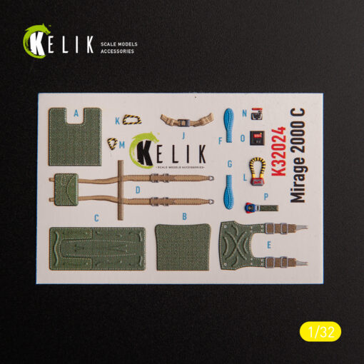 Kelik Mirage 2000C - interior 3D decals for Kitty Hawk/Zimi models kit (1/32) K32024 - Image 3