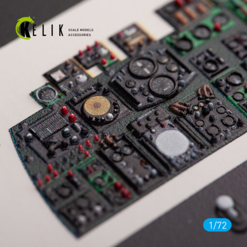 Kelik Vickers Valiant B(PR)K.1 rear cockpit - interior 3D decals for Airfix kit (1/72) K72149 - Image 2