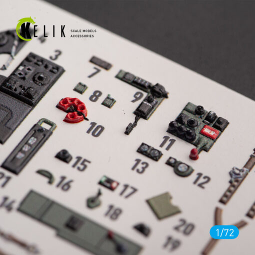 Kelik Bristol Beaufort Mk.1 - interior 3D decals for Airfix kit (1/72) K72151 - Image 6