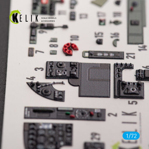 Kelik Bristol Beaufort Mk.1 - interior 3D decals for Airfix kit (1/72) K72151 - Image 7